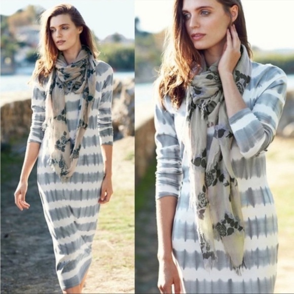 Peruvian Connection XS Beachcomber Tie Dye Boho Beachy  Long Sleeve Maxi Dress. - Picture 1 of 9